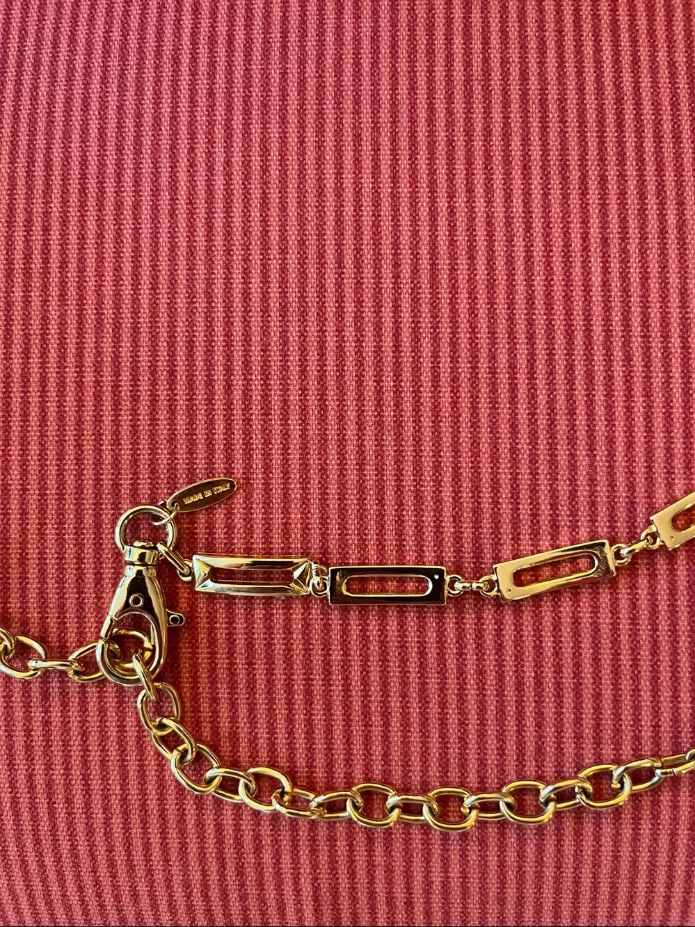 Metal chain belt